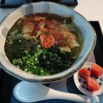 セントレアで早朝から開いています「和の間」であかもくきしめん